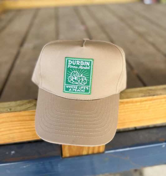 Durbin Farms Market Vintage Tan Hat