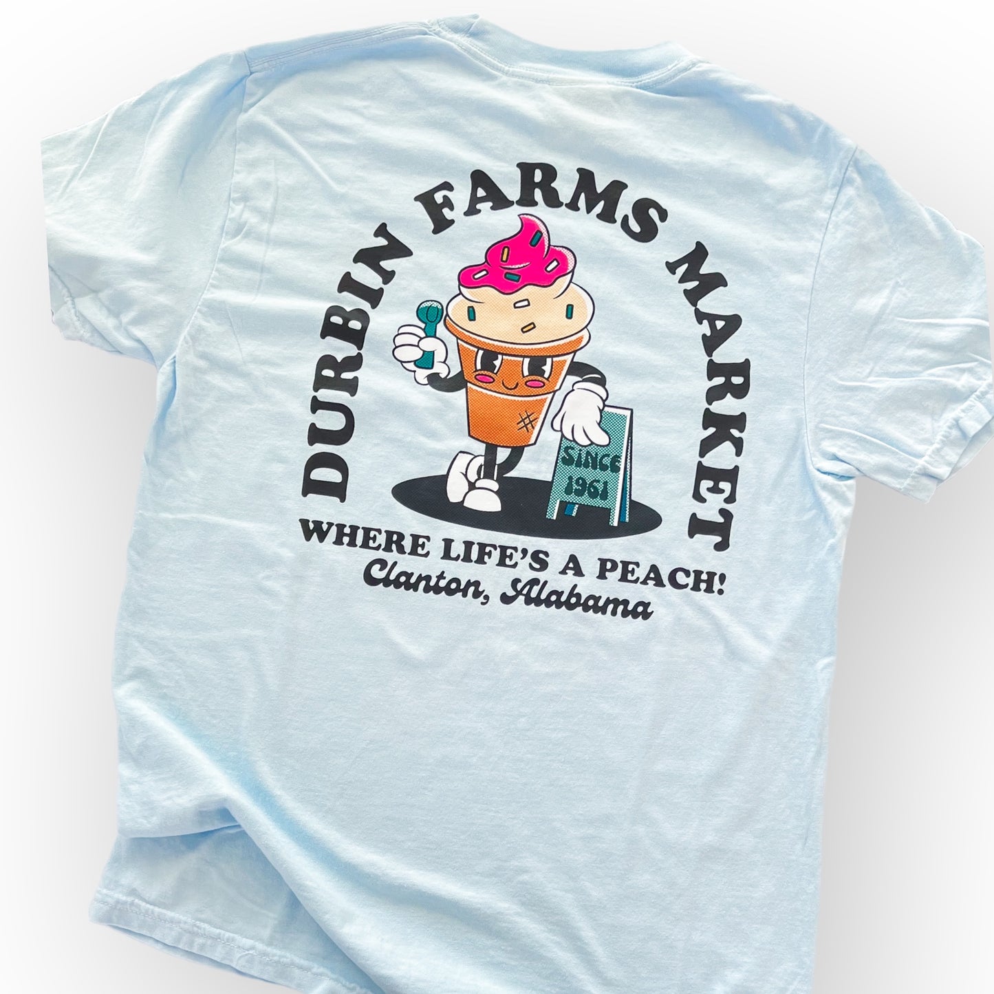 Durbin’s Ice Cream Tee | Baby Blue