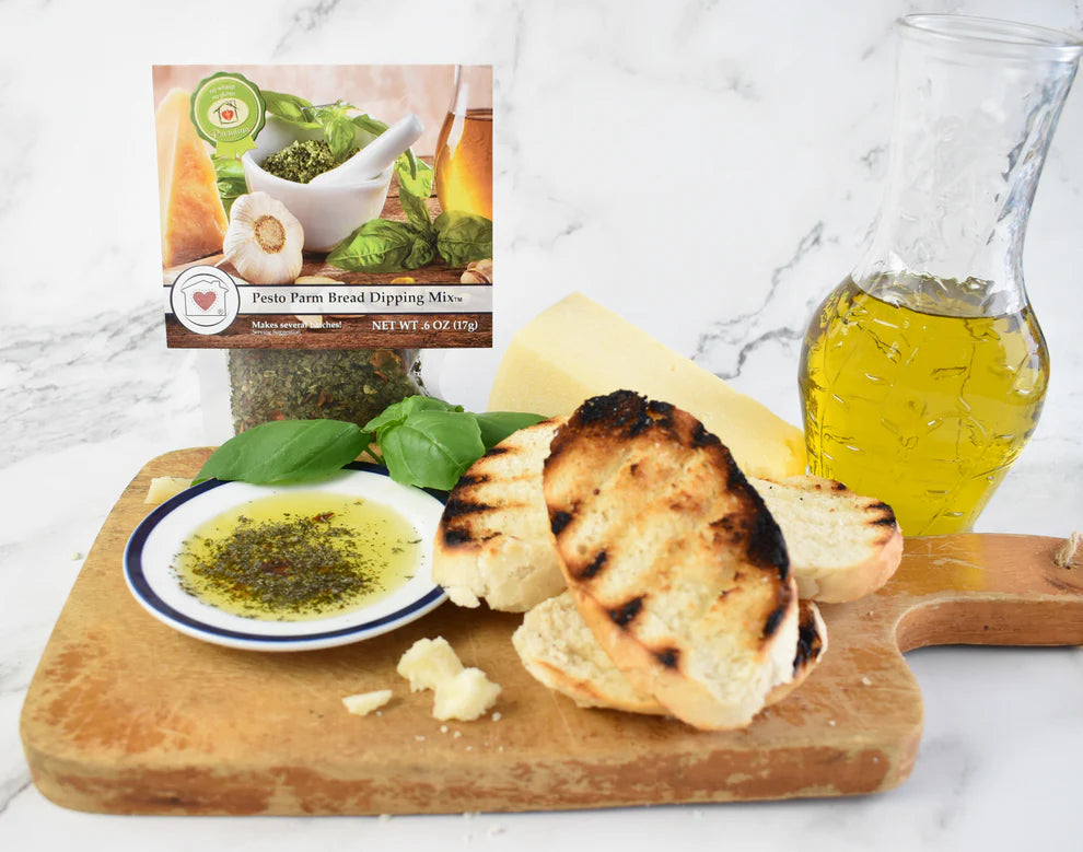 Pesto Parmesan Bread Dipping Mix