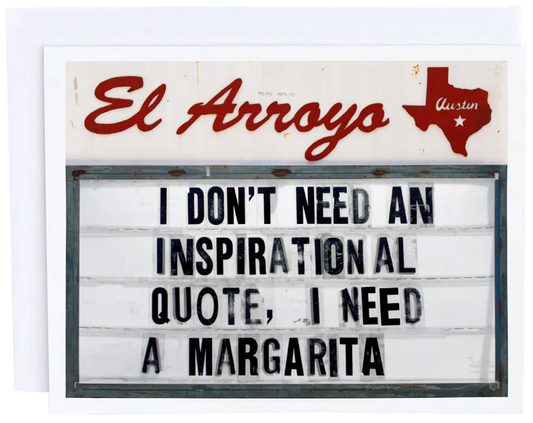 Inspirational Quote Card