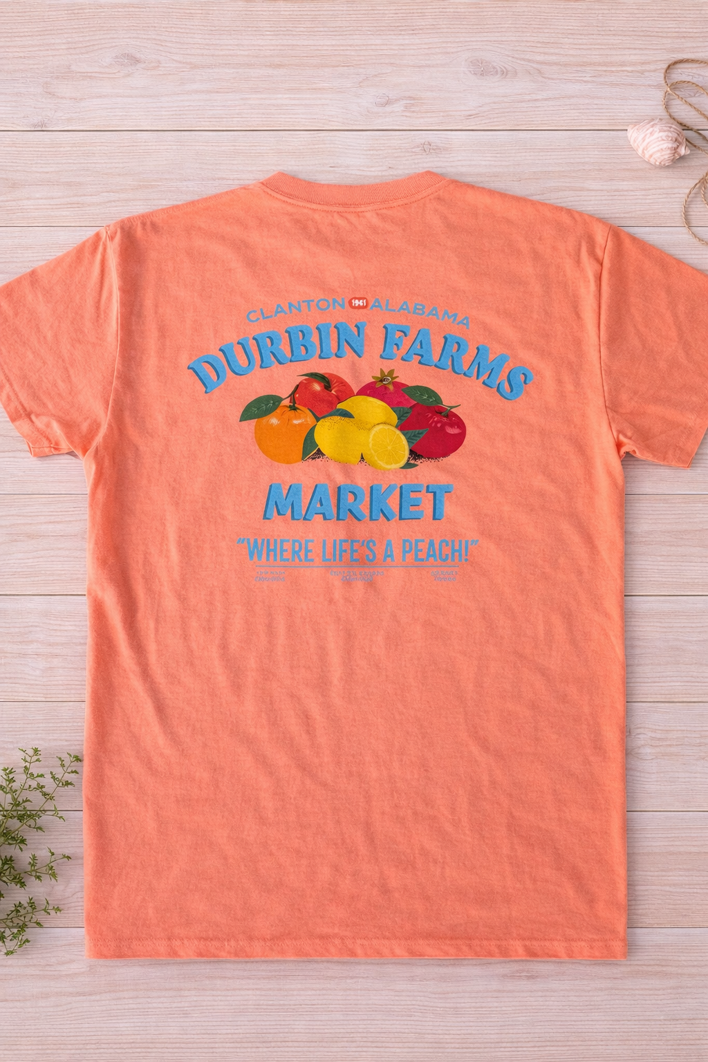 Orchard Harvest Tee | Coral