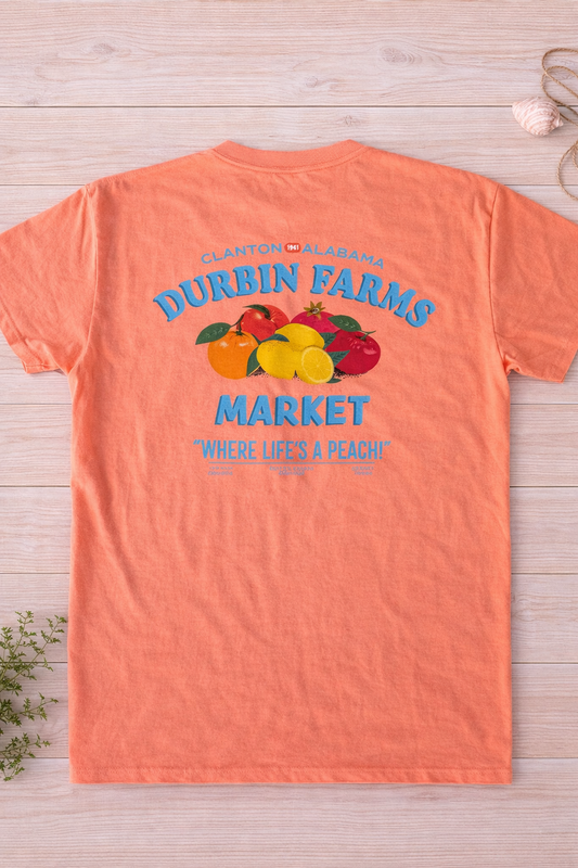 Orchard Harvest Tee | Coral