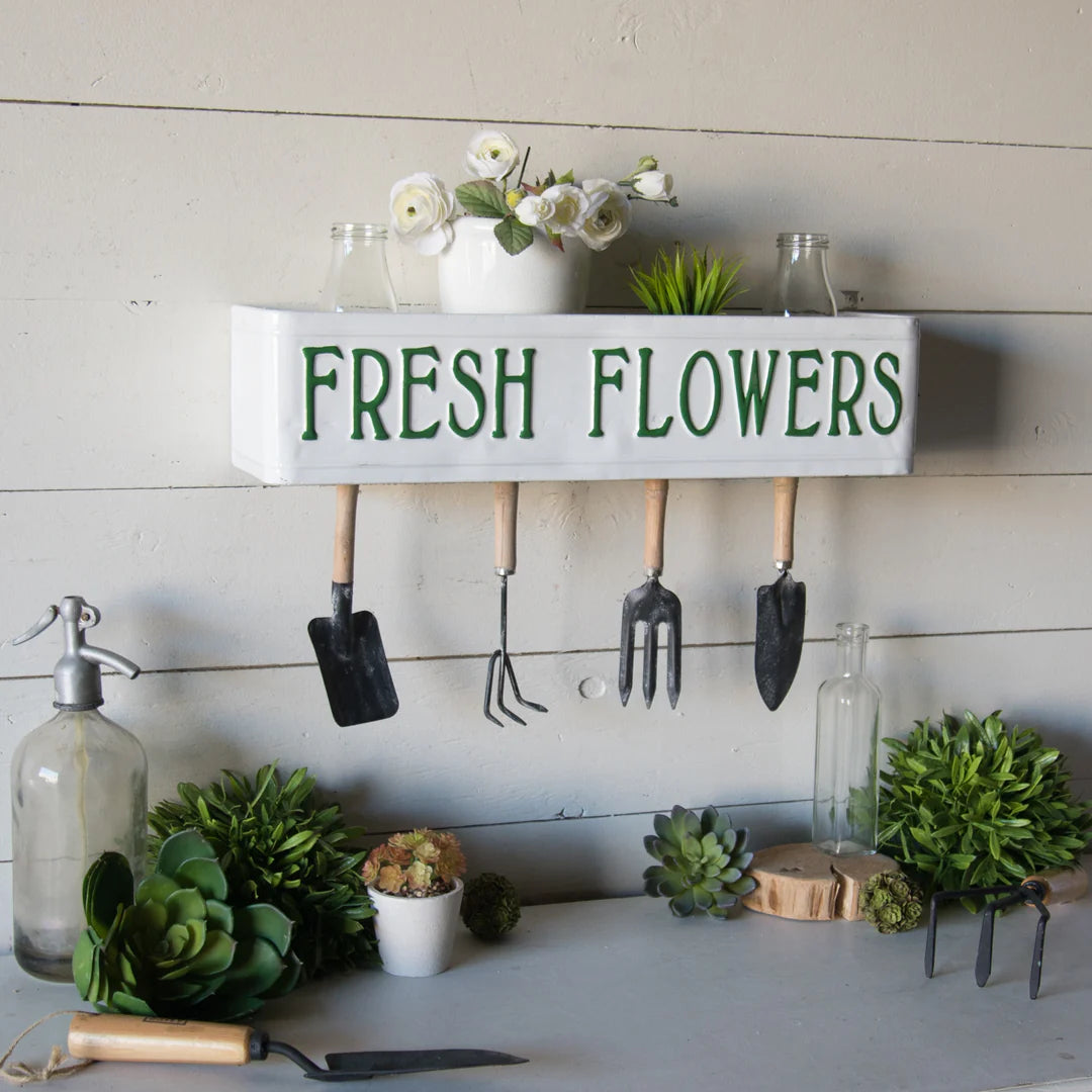 Fresh Flowers Tool Shelf