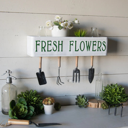 Fresh Flowers Tool Shelf