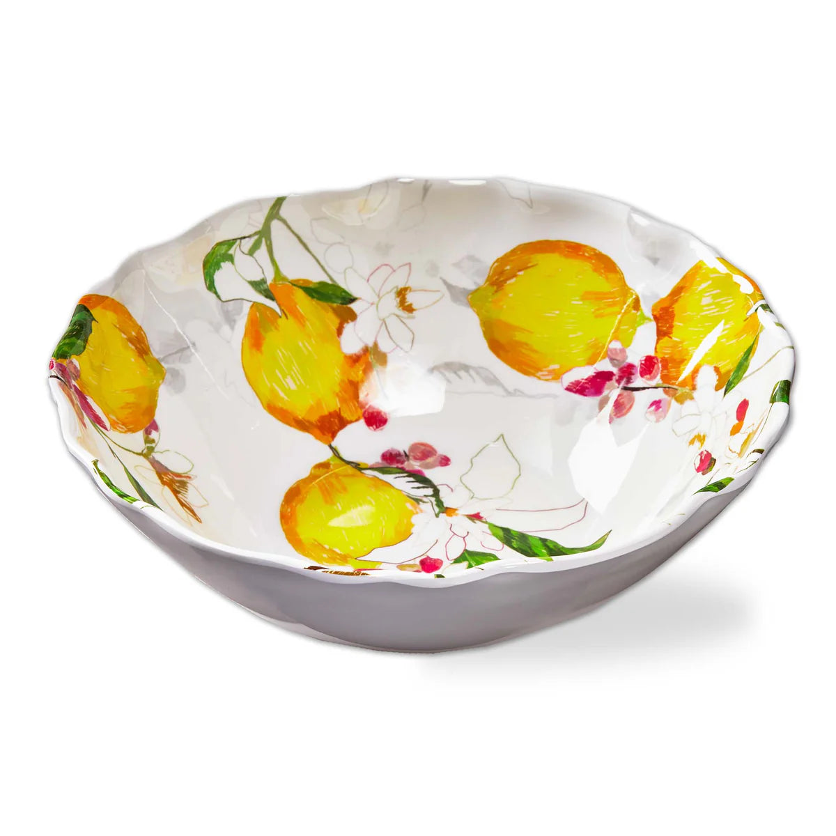 Lemoncello Melamine Serving Bowl
