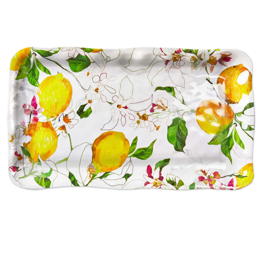 Lemoncello Melamine Rectangle Platter