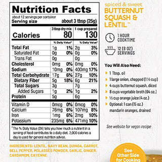 Spiced & Sweet Butternut Squash & Lentil Soup Mix