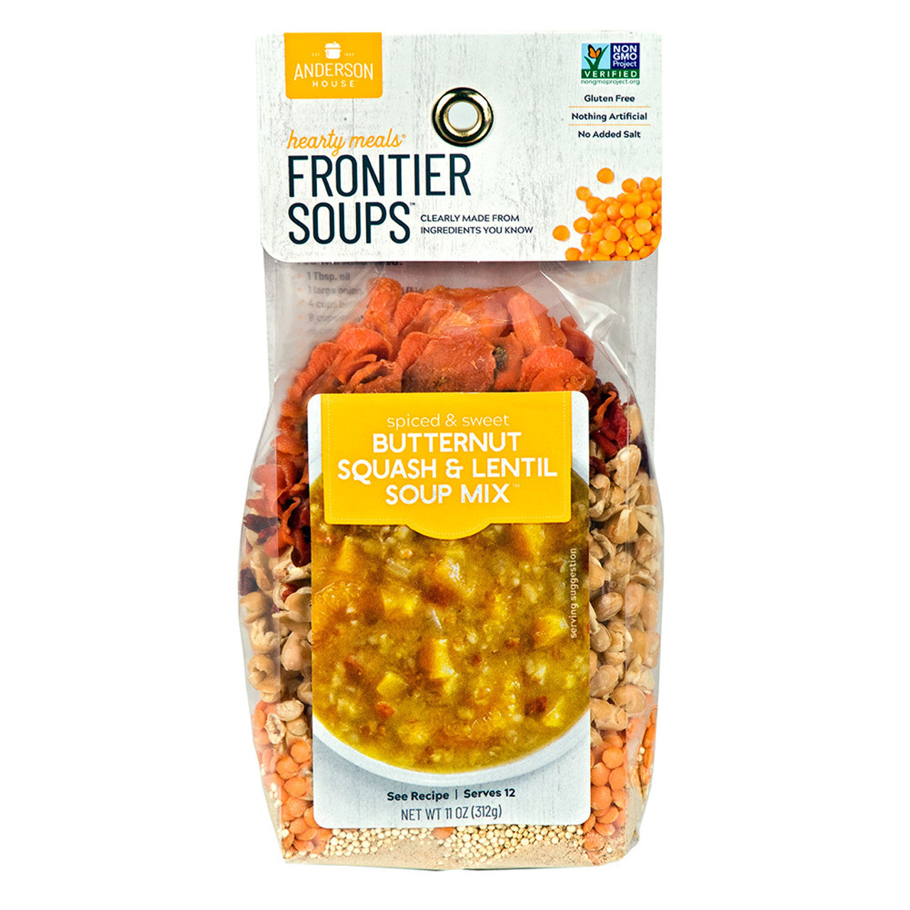 Spiced & Sweet Butternut Squash & Lentil Soup Mix