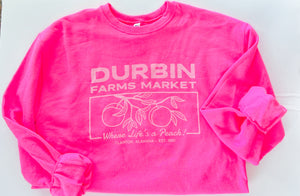 Durbin's Sweatshirt | Neon Pink