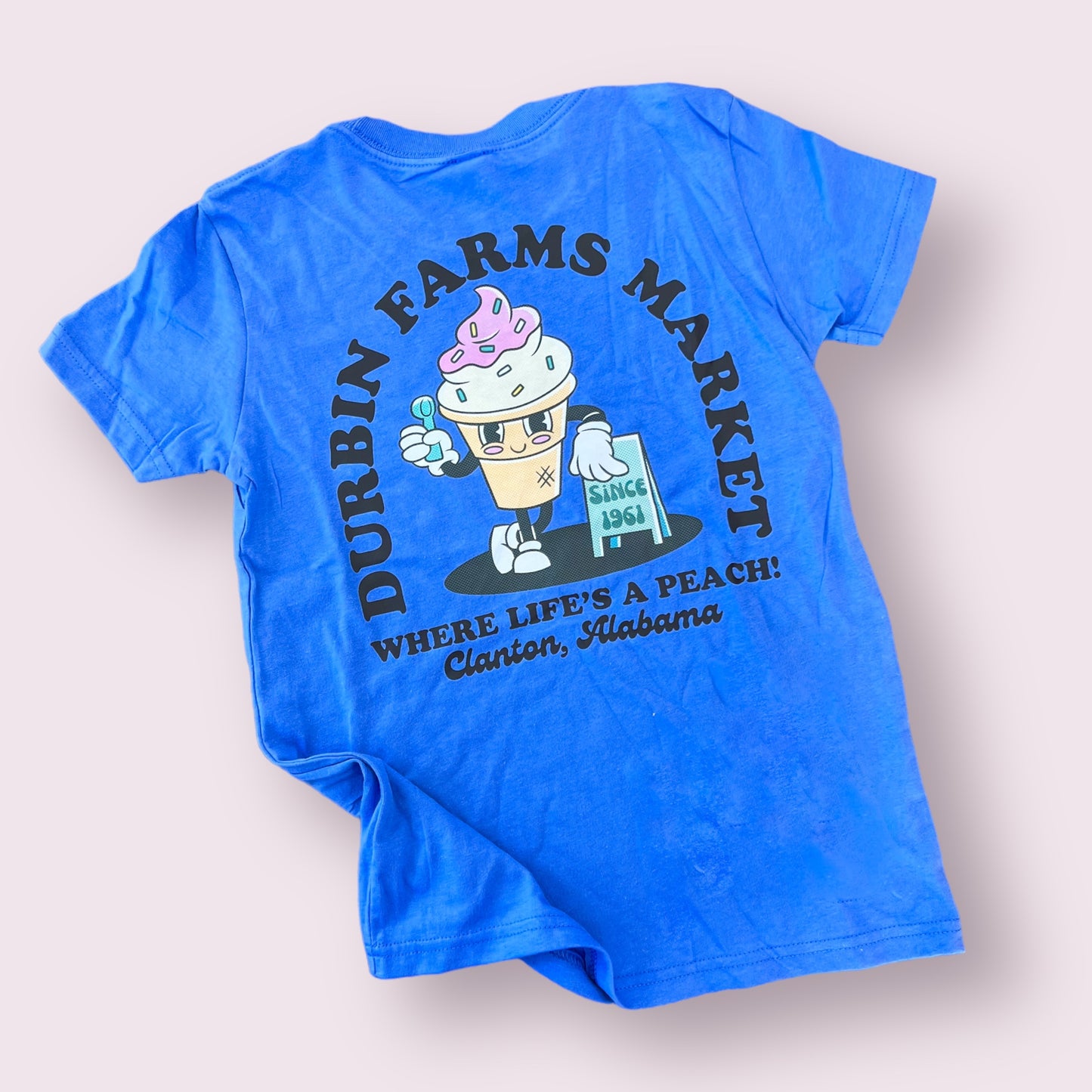 Youth Durbin’s Ice Cream Cartoon Tee | Blue