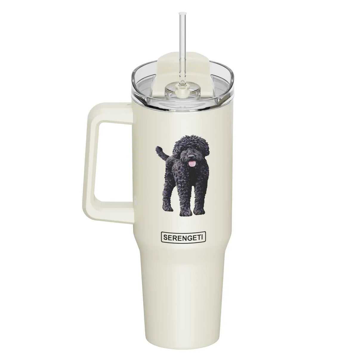 Black Labradoodle | 40 oz Tumbler