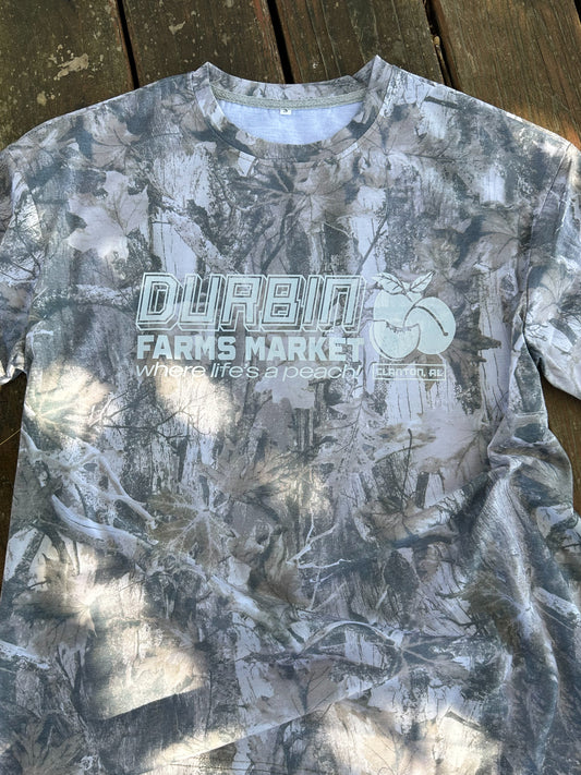 Camo Durbin Farms Market Short Sleeve T-Shirt