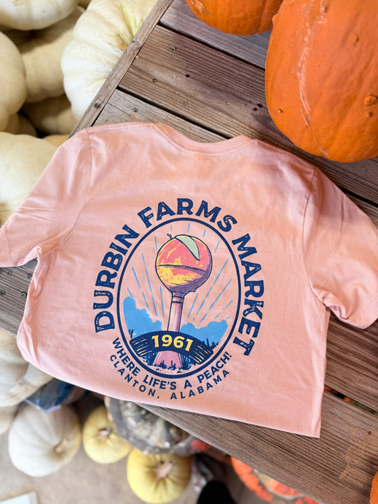 Peach Tower Tee | Peach