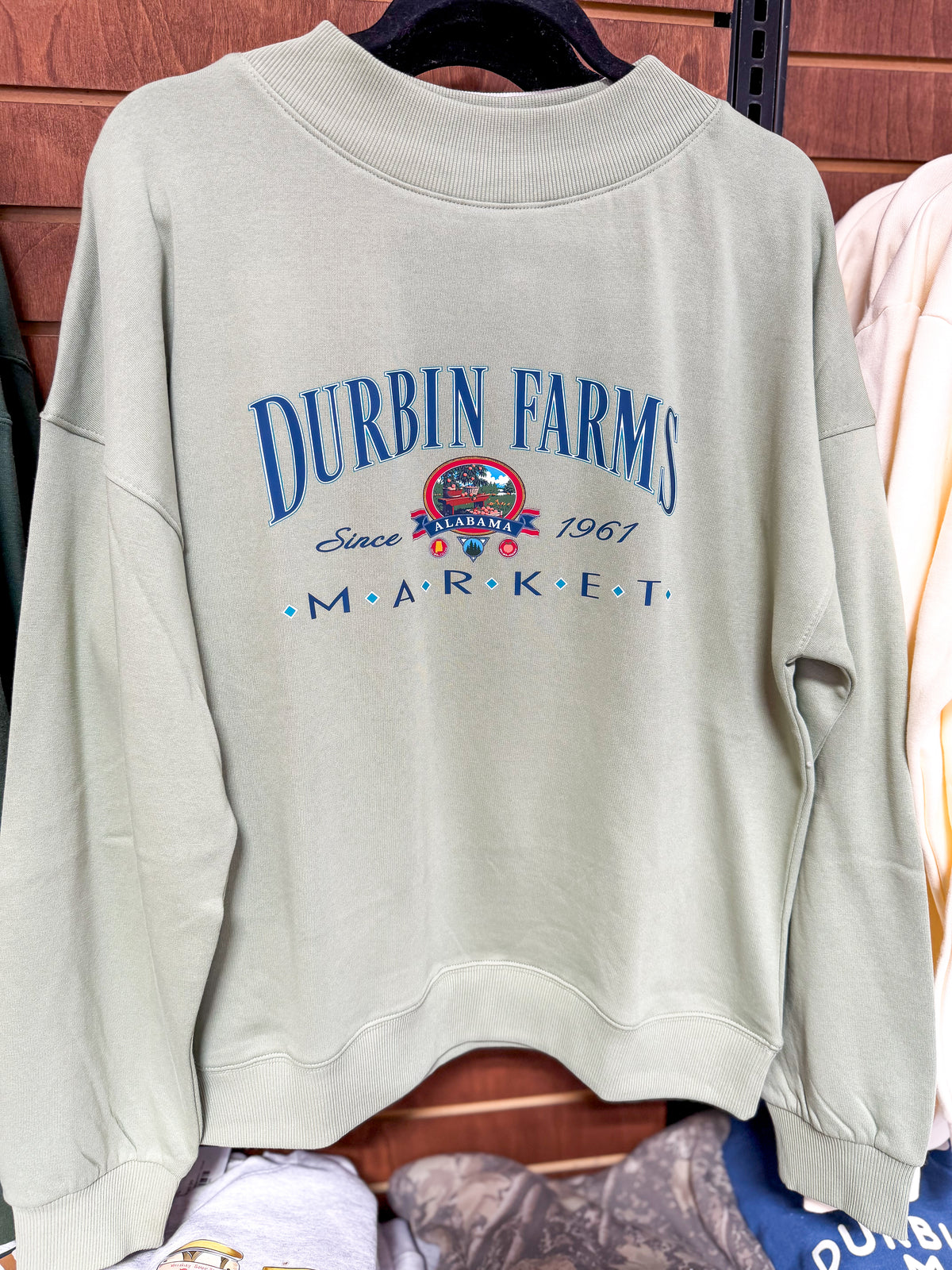 Peach Tree Sweatshirt- Charles River
