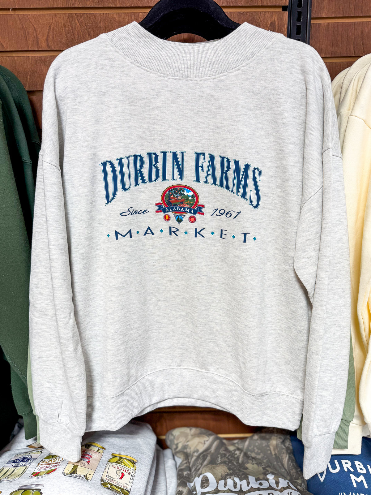 Peach Tree Sweatshirt- Charles River