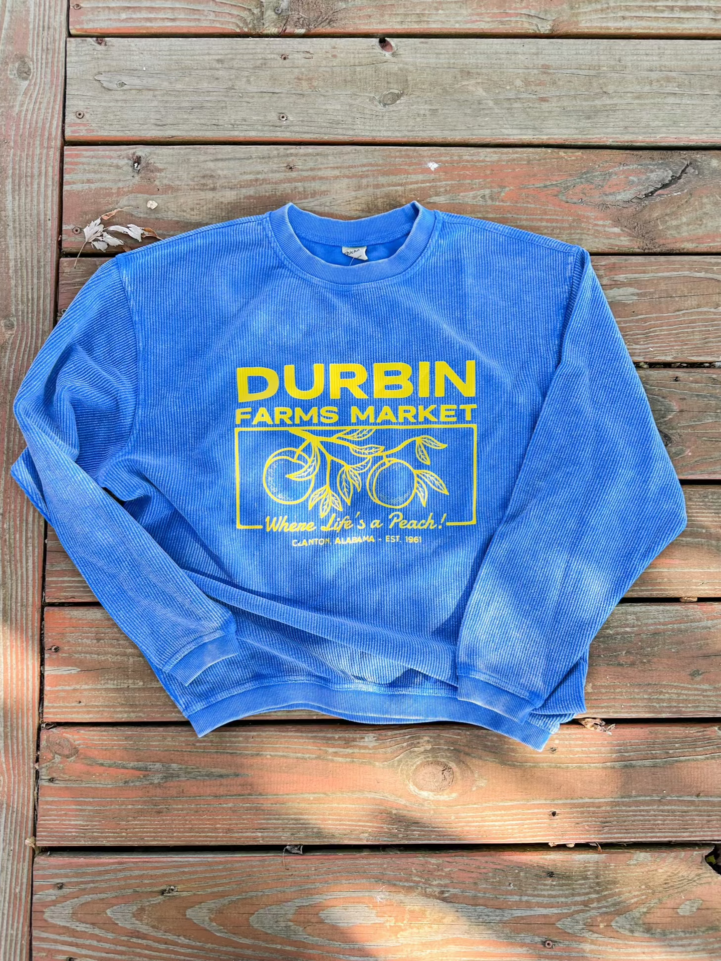 Durbin's Corded Crew | Royal/Yellow