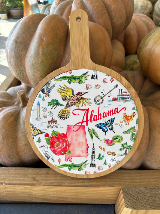 State of Alabama Cheeseboard