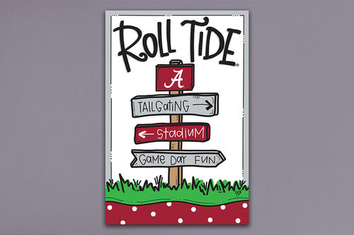 Alabama Sign Garden Flag