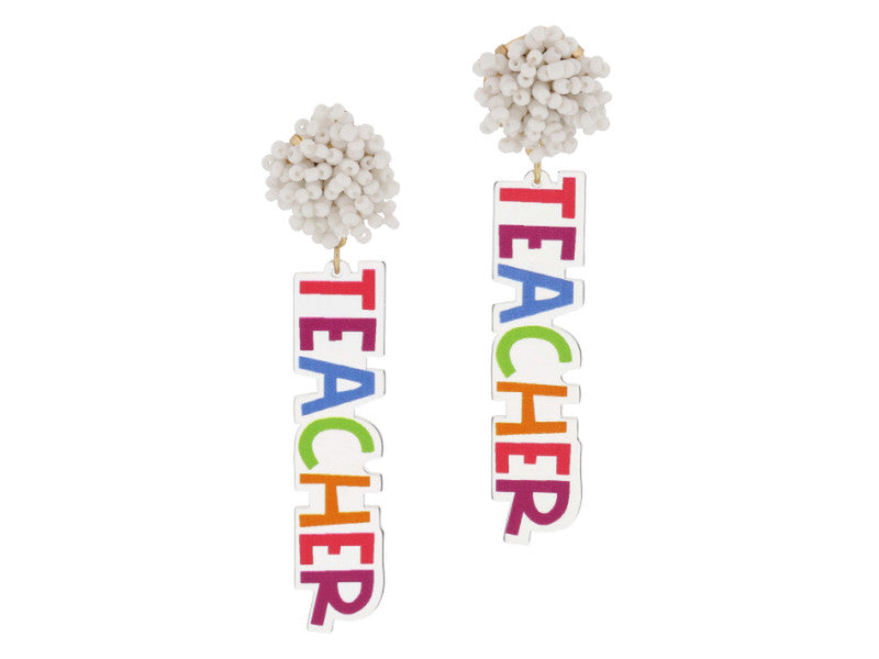 Teacher Acrylic Earrings