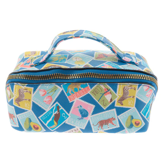 Mini Cosmetic Bag | Stamps