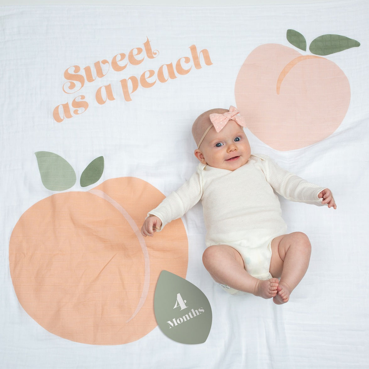 Baby's First Year Blanket | Sweet as a Peach