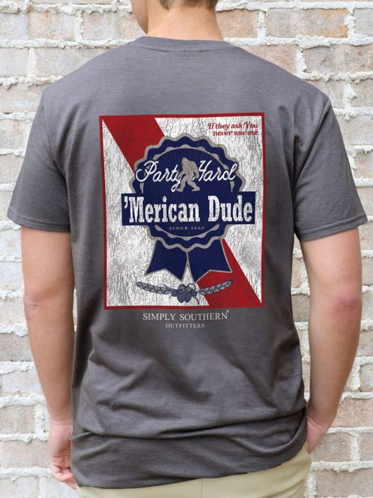 Party Hard American Dude Tee