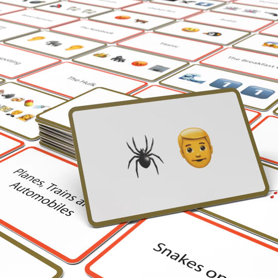 Name the Emoticon Movie Edition Card Game