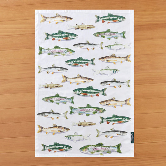 Rainbow Trout Tea Towel