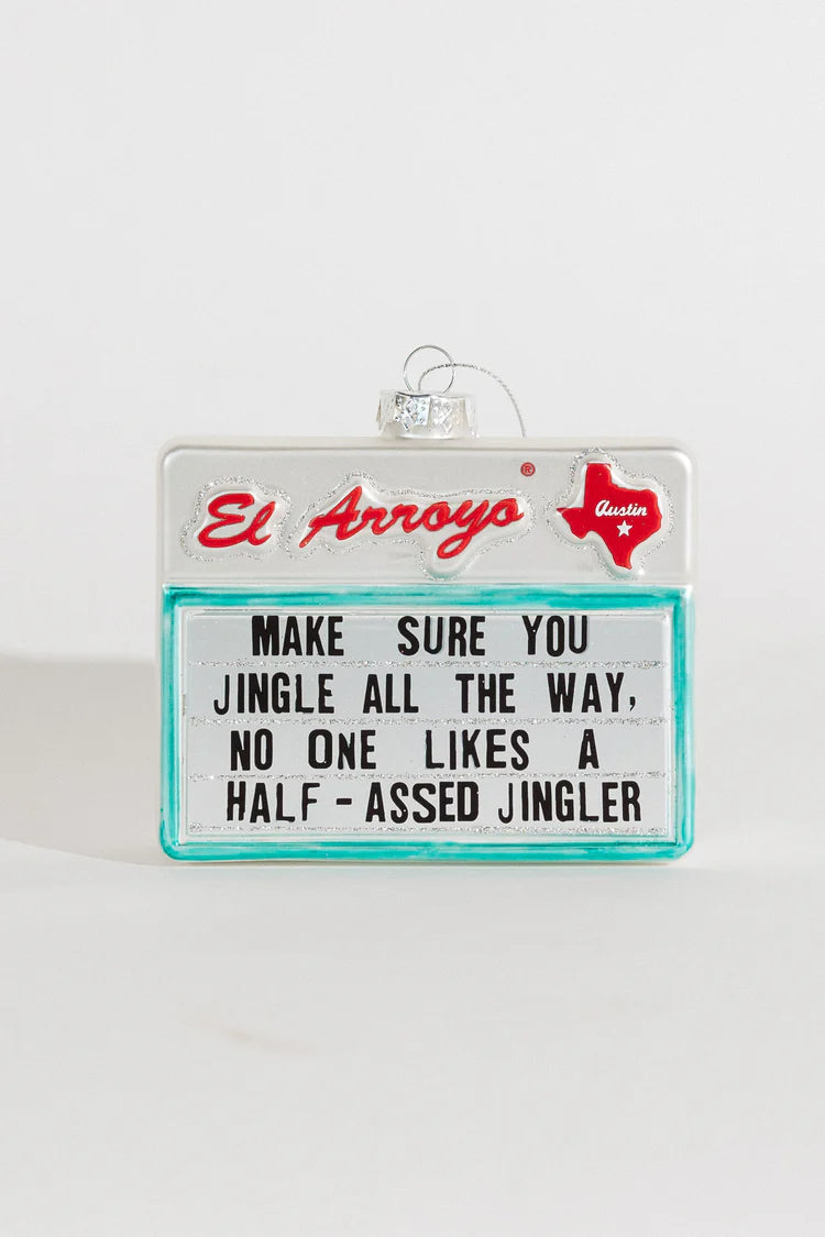 Half Assed Jingler Ornament