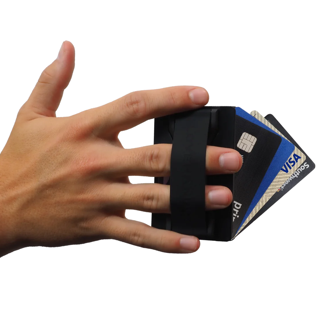 Love Handle Adhesive Wallet | Black