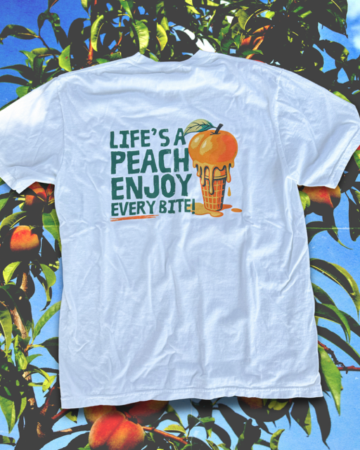 Peach Ice Cream Tee