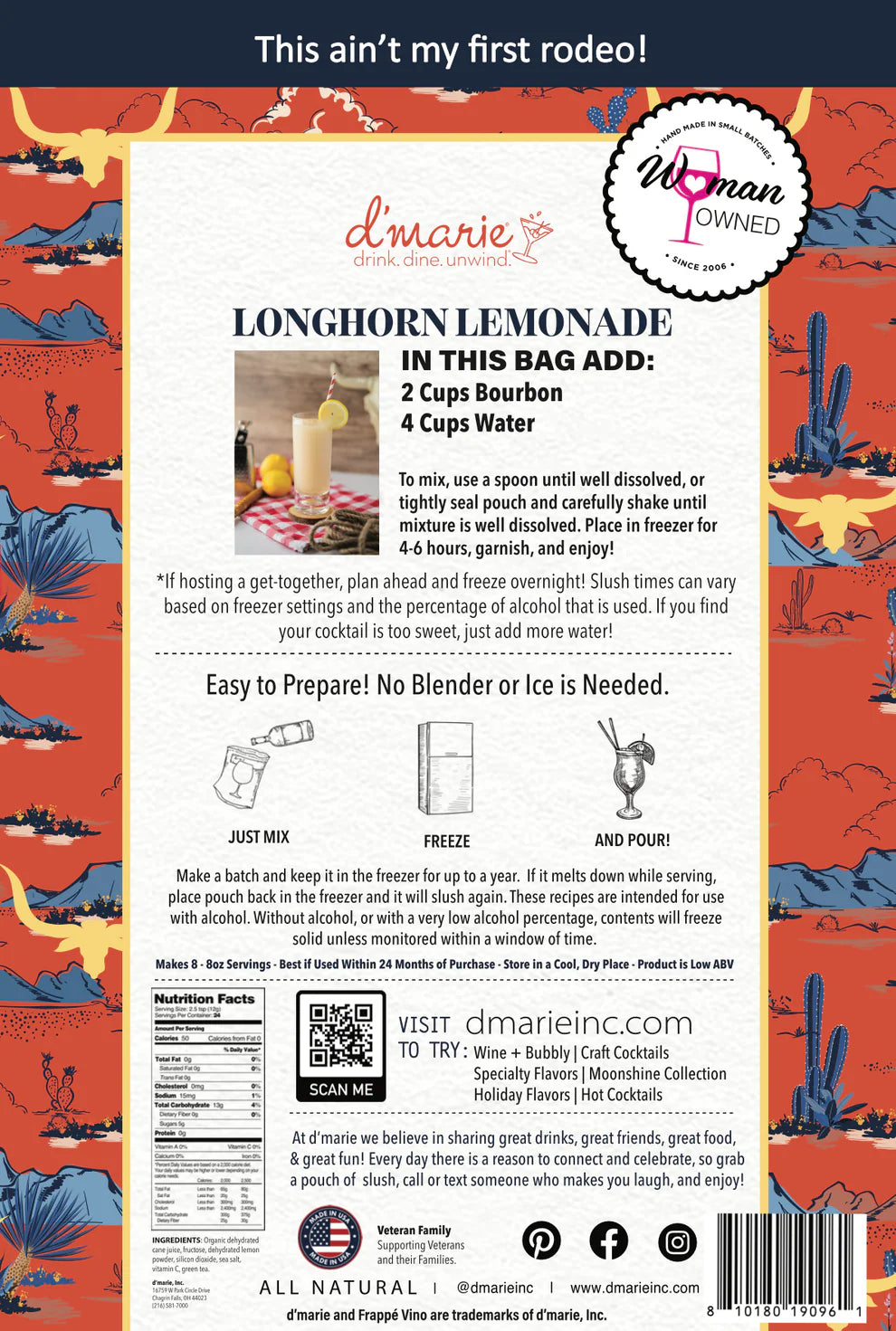 Longhorn Lemonade Drink Mix