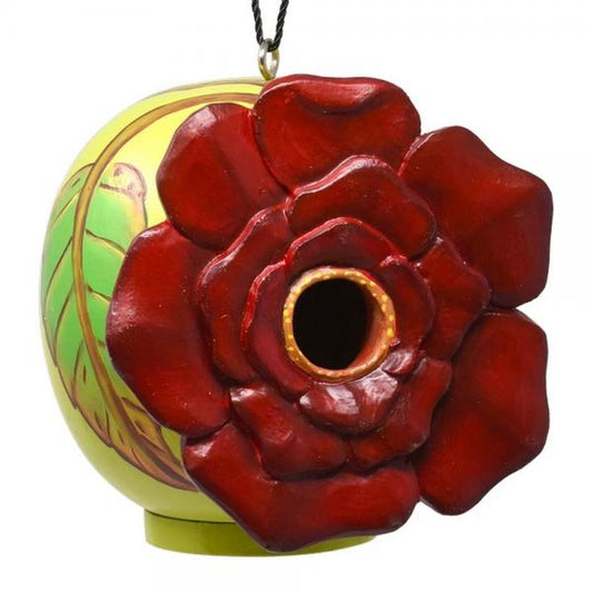 Rose Flower Gord-O Birdhouse