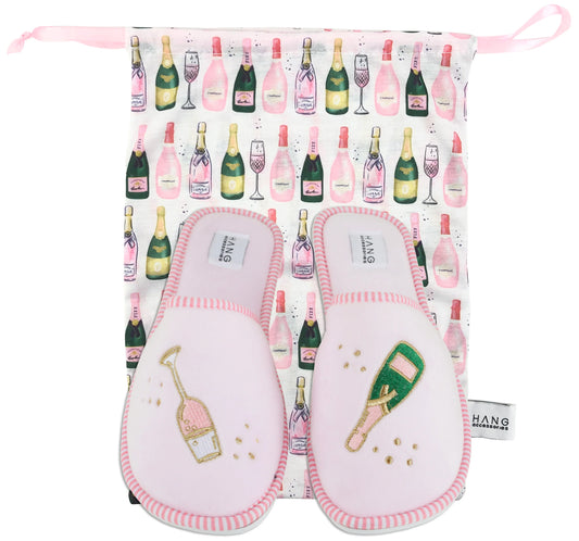 Foldable Travel Slippers | Champagne