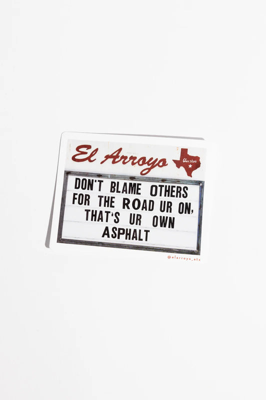 Ur Own Asphalt Sticker