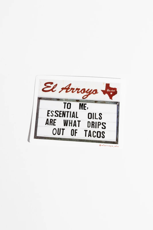 Essential Oils Sticker