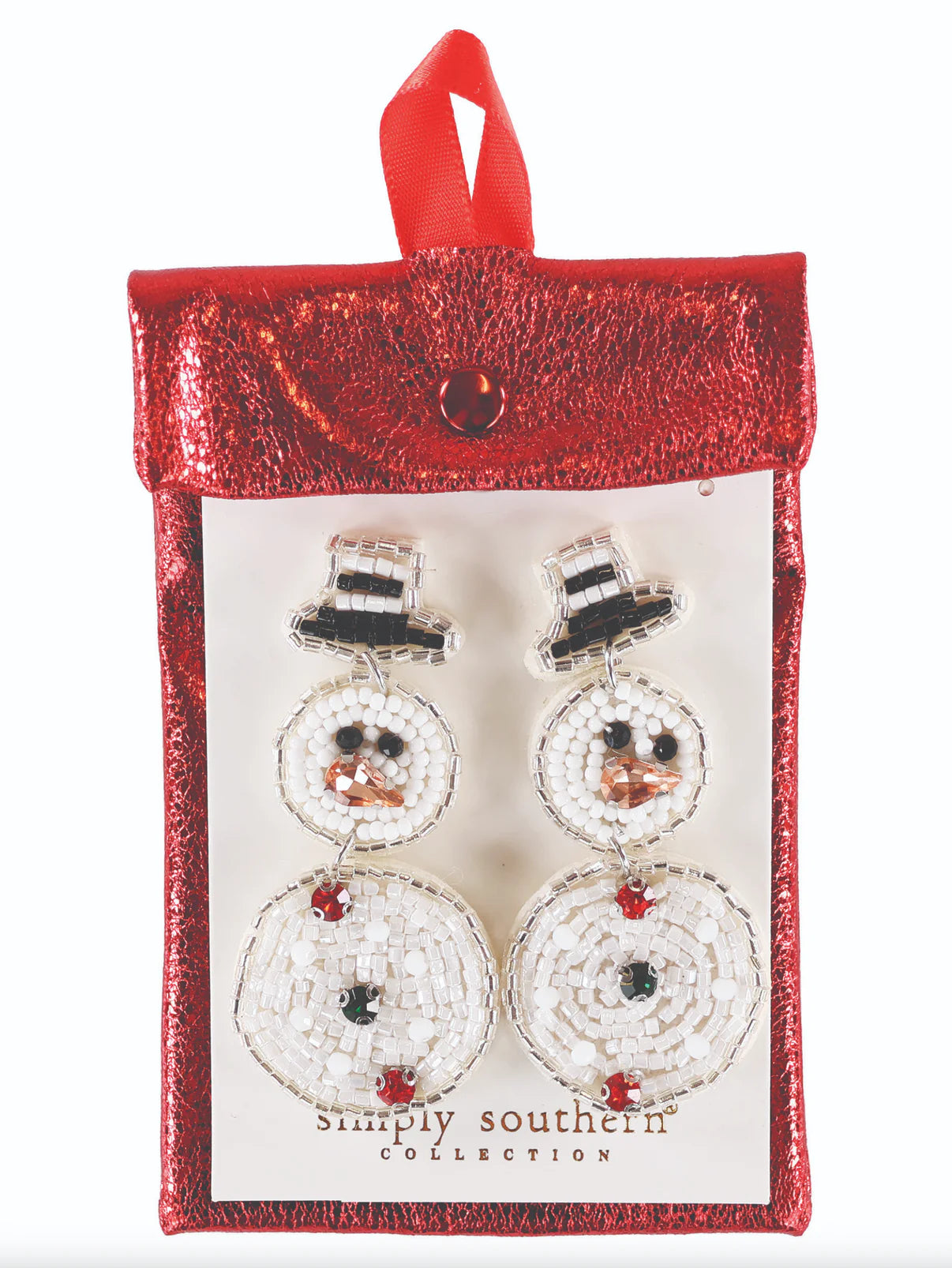 Snowman Earrings