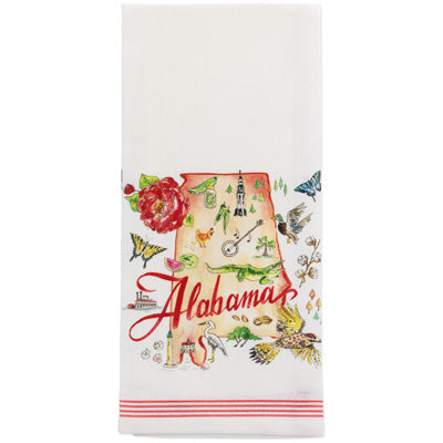 State of Alabama Tea Towel Set