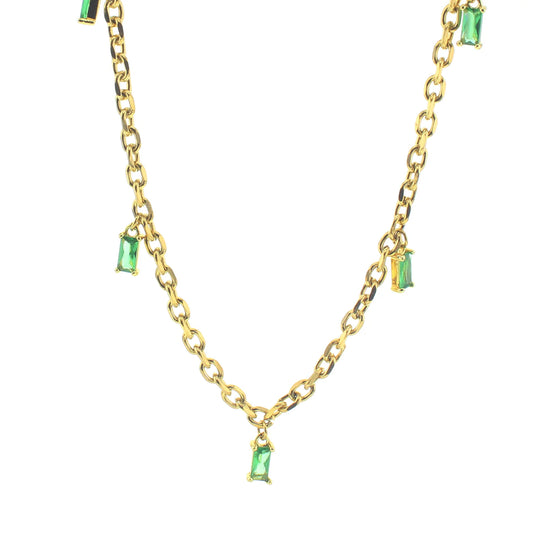 Ella Necklace | Emerald