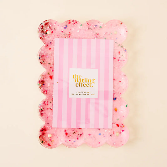 Confetti Pink Mini Magnet Frame