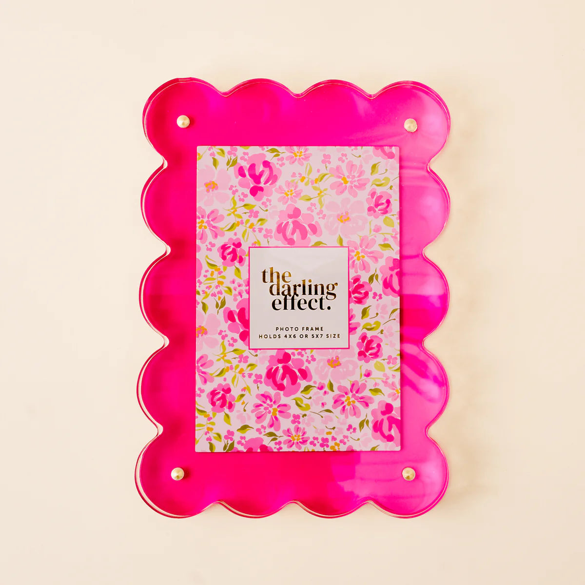 Hot Pink Mini Magnet Frame