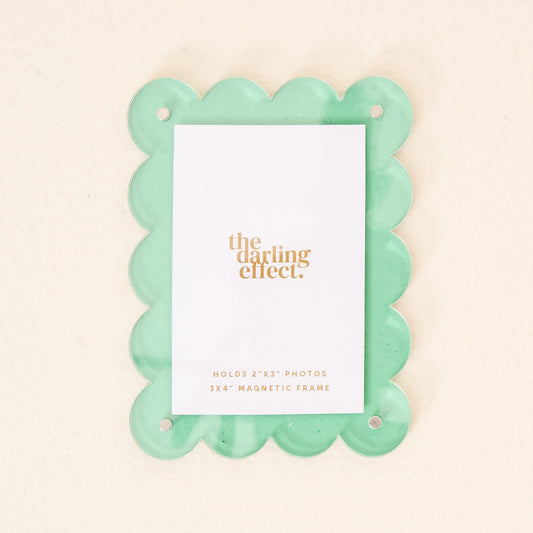Mini Picture Frame Magnet | Mint Green