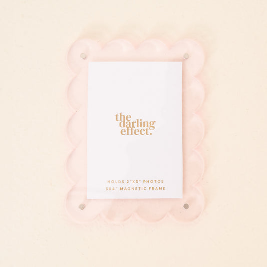 Mini Picture Frame Magnet | Pale Pink