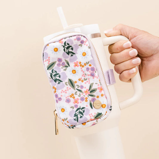 Purple Sweet Meadow Tumbler Fanny Pack