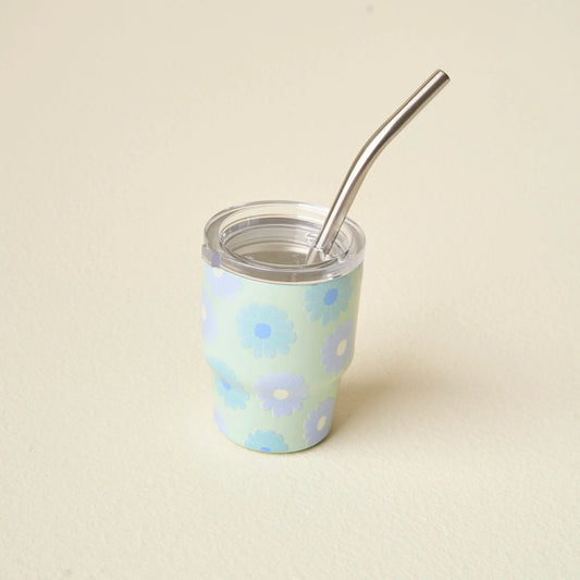 Darling Daisy Aqua Tiny Tumbler