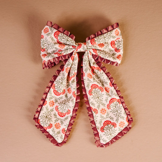 Everbloom Dusty Rose Hair Bow