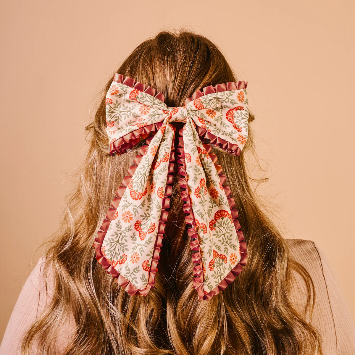Everbloom Dusty Rose Hair Bow