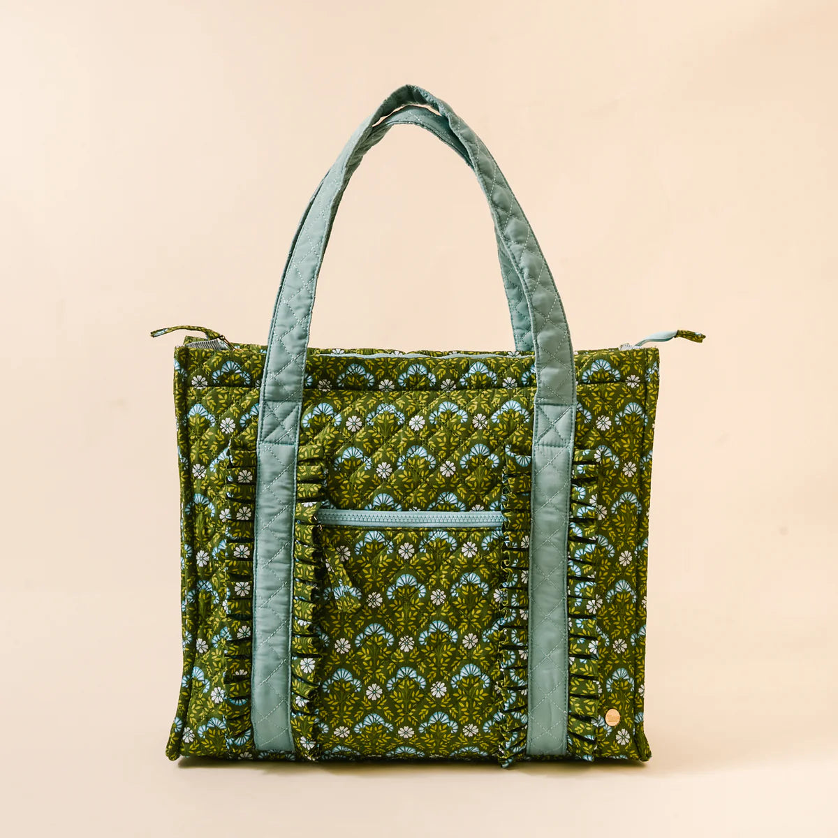 Everbloom Forest Green Tote