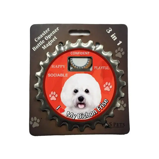 Bichon Frise | 3 in 1 Magnetic Coaster