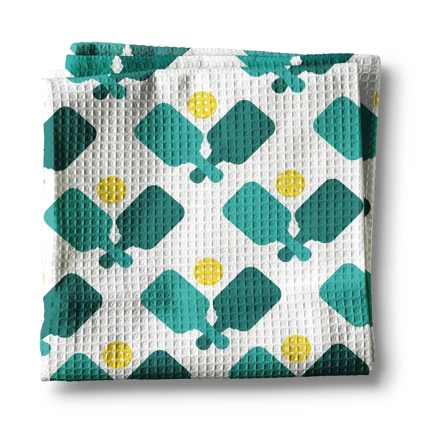 Green Pickleball Kitchen Towel